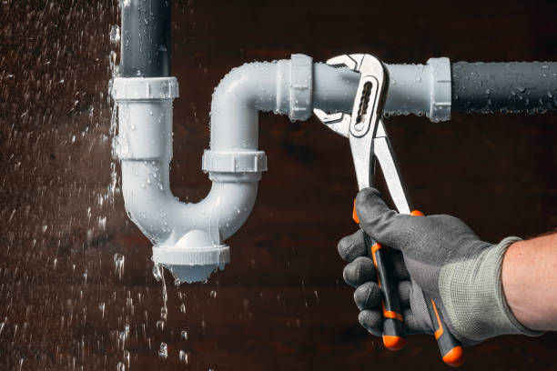 Professional Drain Cleaning technician working in Grove City, FL